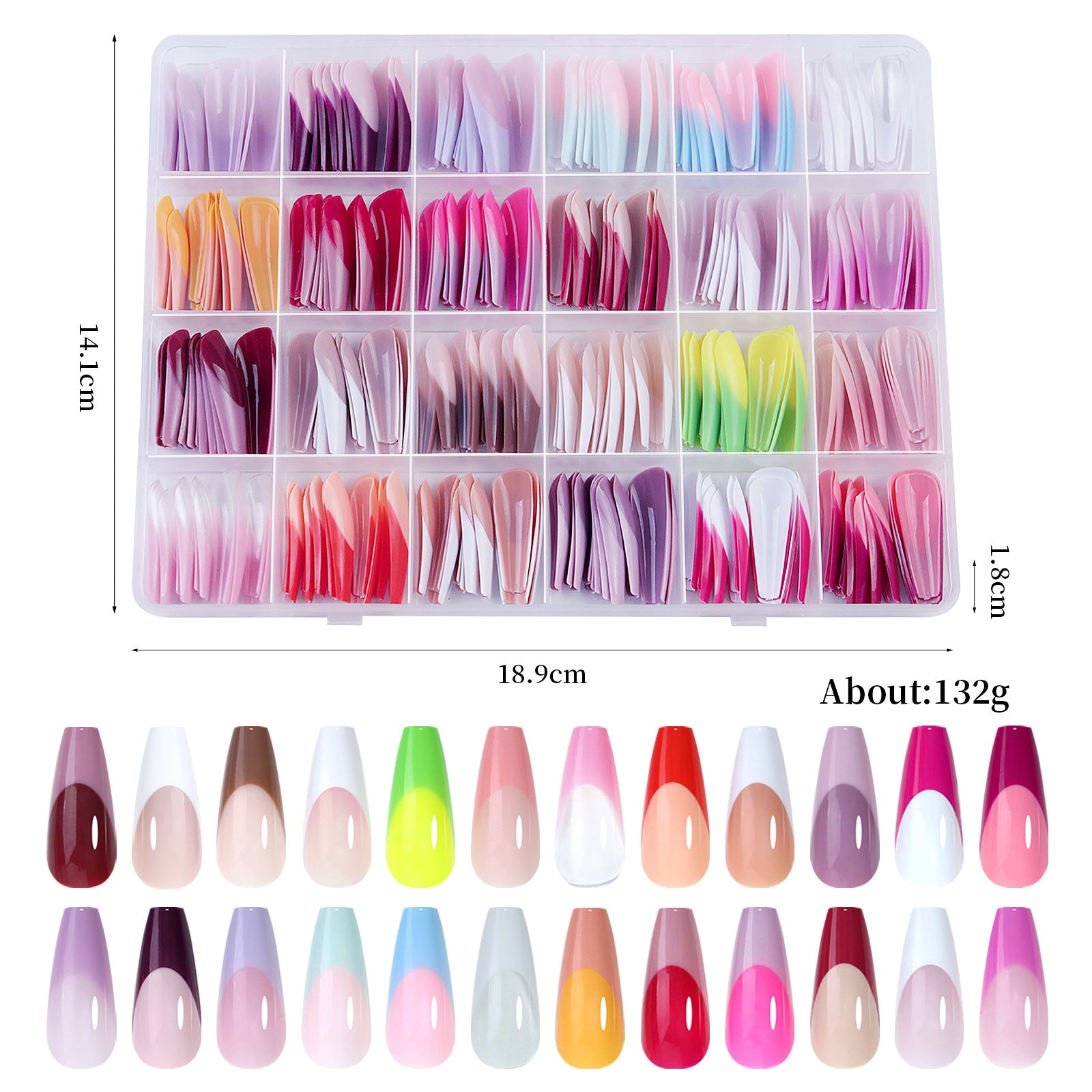 French Wear Seamless Removable Nail Stickers