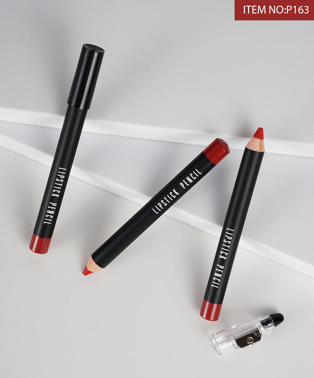 No Stain On Cup 12cm Thick Wooden Rod Lipstick