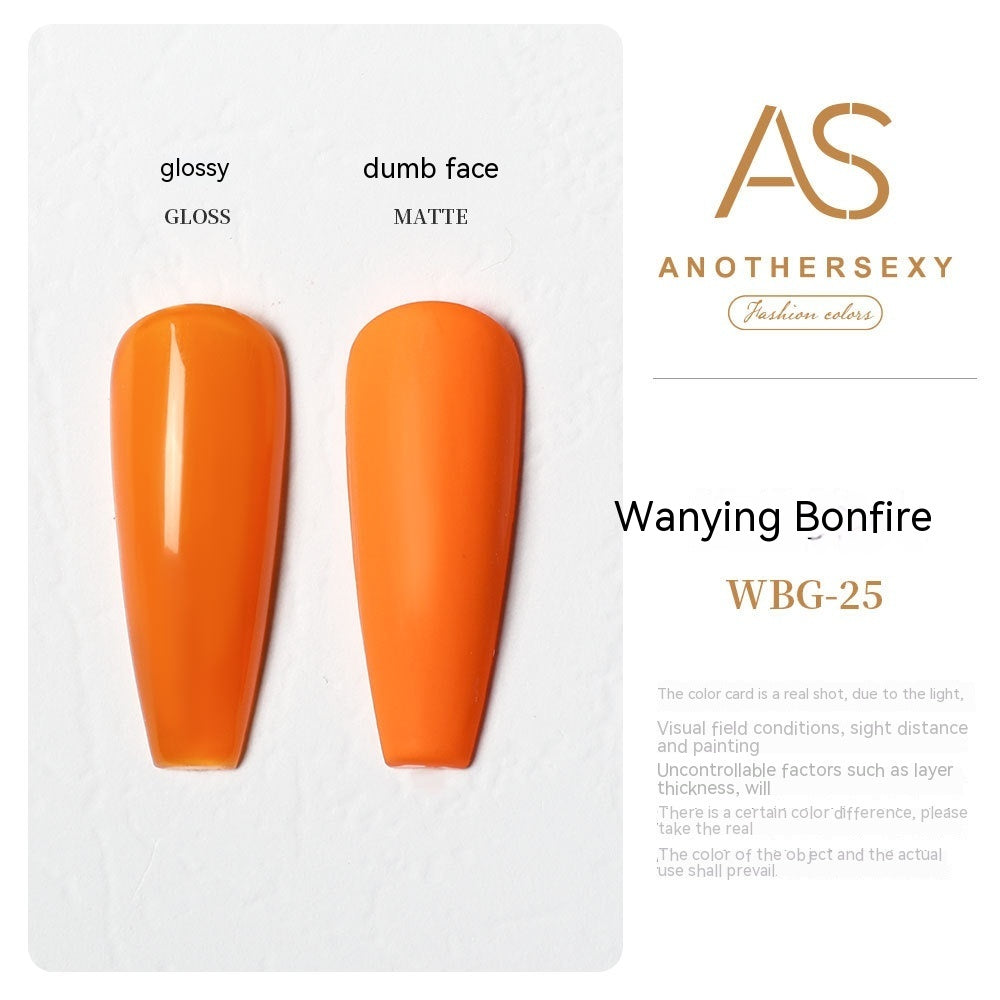 AS Yellow Nail Oil Gel New Whitening Nail Shop Special Set