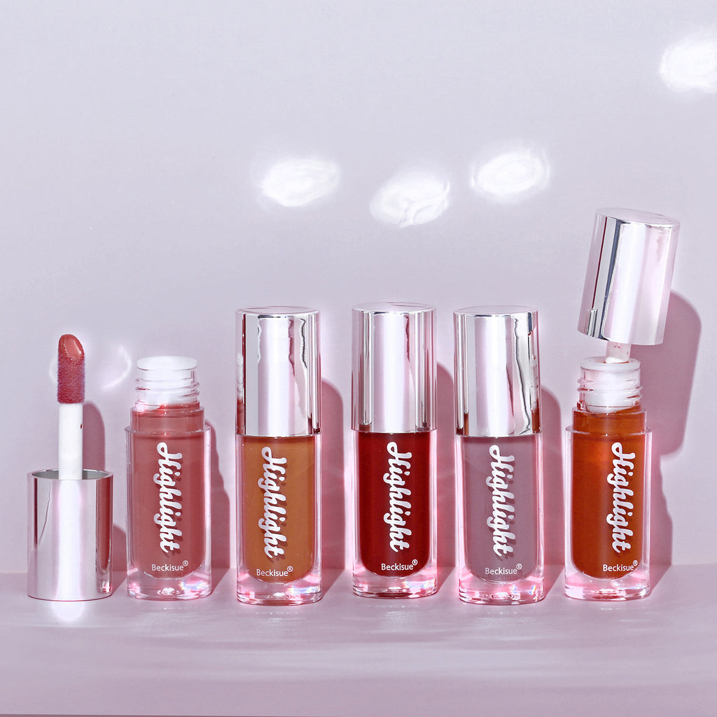 High Gloss Lip Gloss Nude Color Thick Color Water Light Mirror