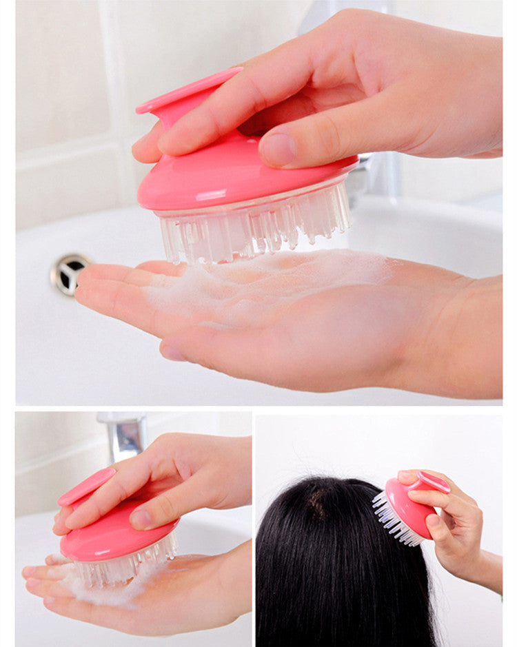 Shower Shampoo Brush Massage Comb Plastic