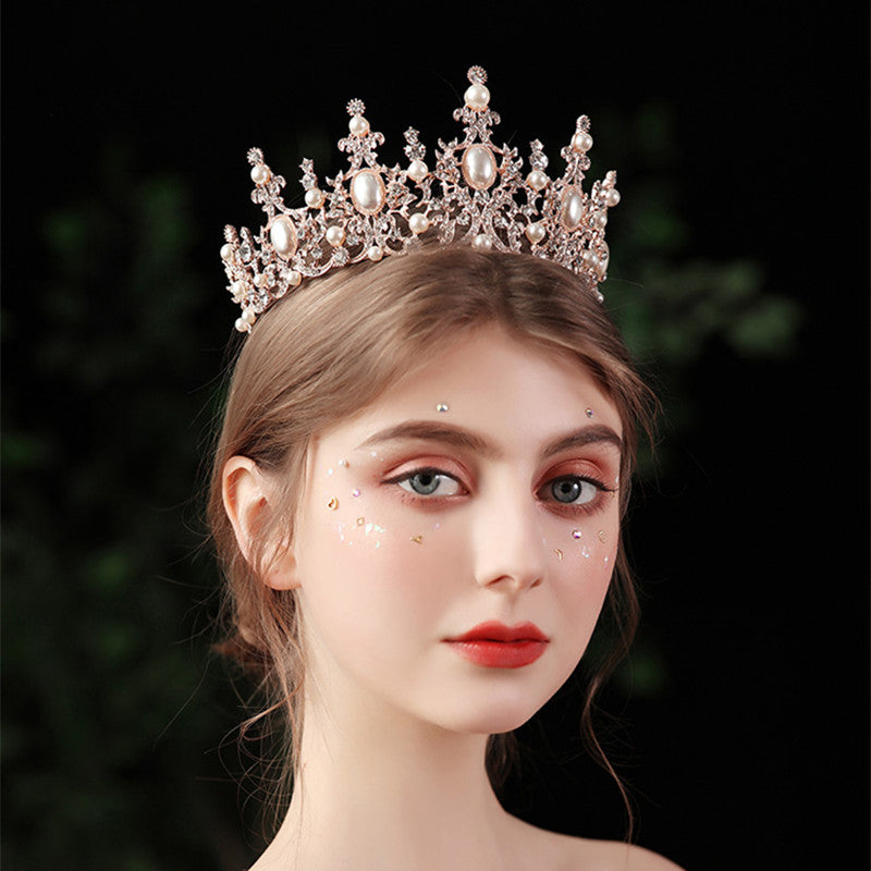 European Style Retro Court Bride Wedding Crown