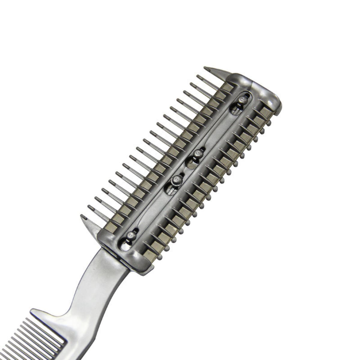 Pet Hair Cutting Comb With Replaceable Blades, Professional Dog Cat Grooming Tool For Thinning Shedding Hair, Detachable Razor Comb With Plastic Teeth