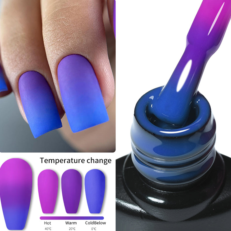 Lilycute Color Changing Thermal Gel Nail Polish Winter