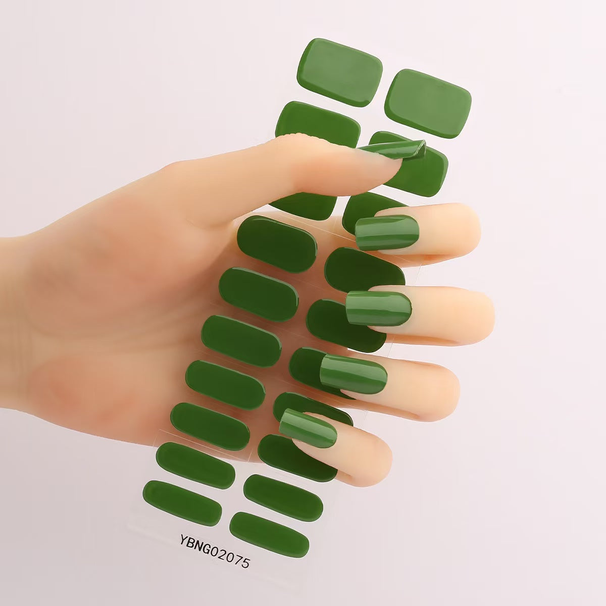 Gel Nail Stickers Semi-curing Heating Lamp Hardening Nail Sticker