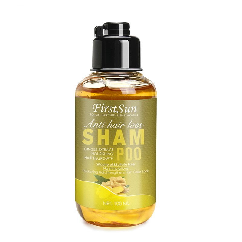 Ginger shampoo is refreshing soft and nourishing