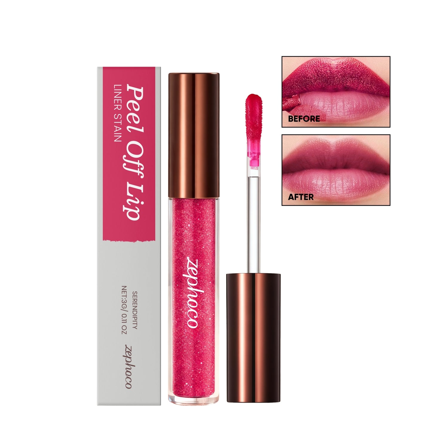 Tearing Waterproof Lip Gloss