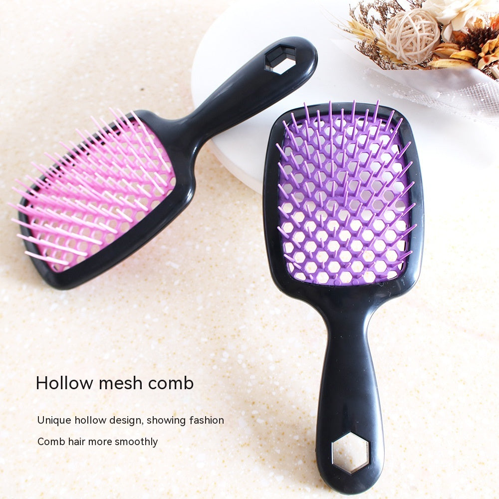 Hexagonal Wire Net Comb Honeycomb Hollow Hairdressing Comb
