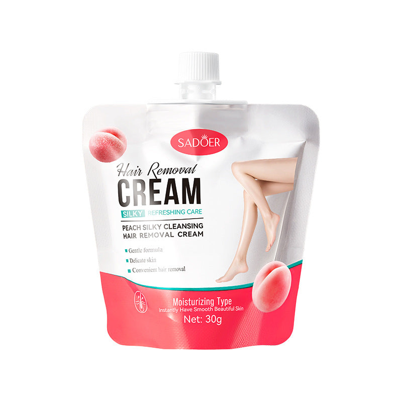 Silky Underarm Leg Peach Hair Removal Cream
