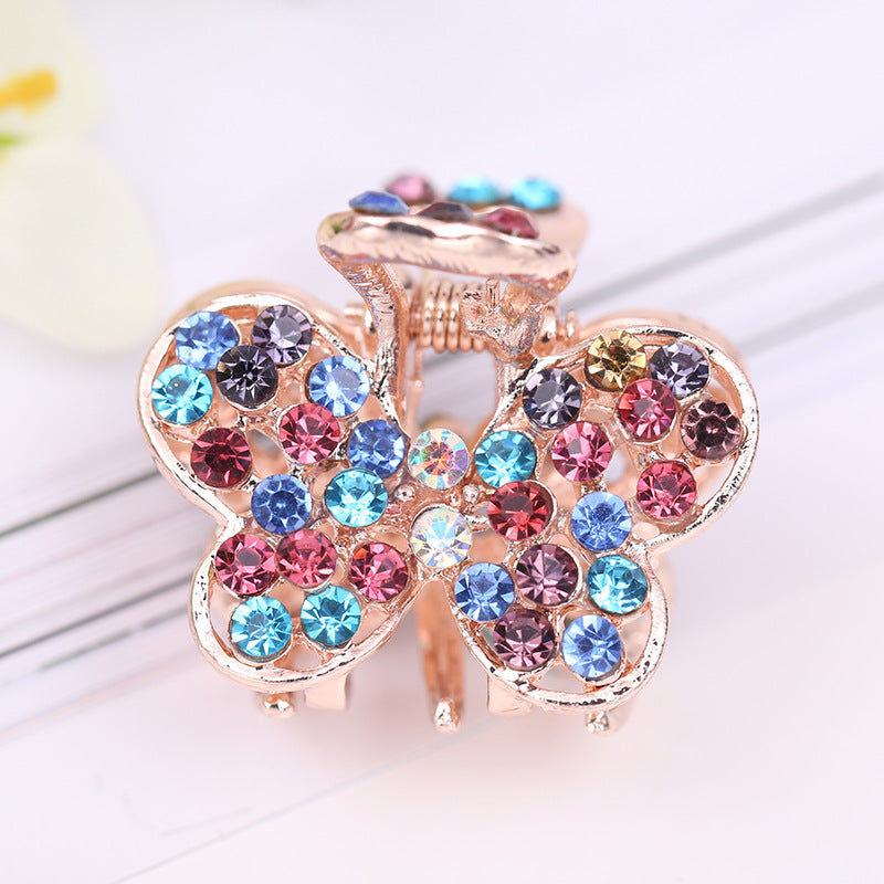 Fashion new alloy rhinestone hairpin colorful
