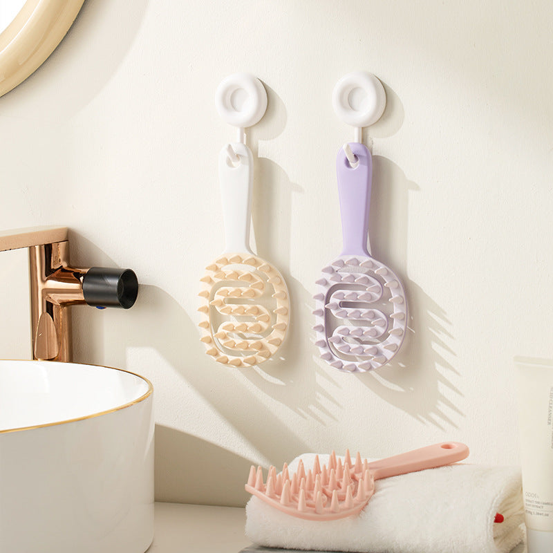 Massage Comb Soft Glue Scalp Meridian Anti-itching Cleaning