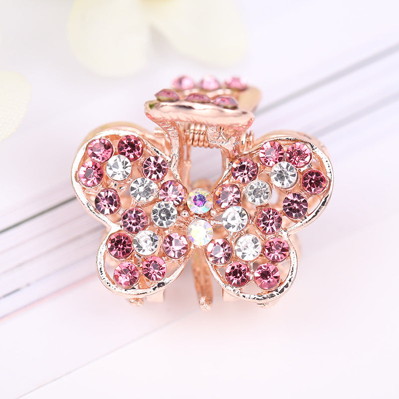 Fashion new alloy rhinestone hairpin colorful
