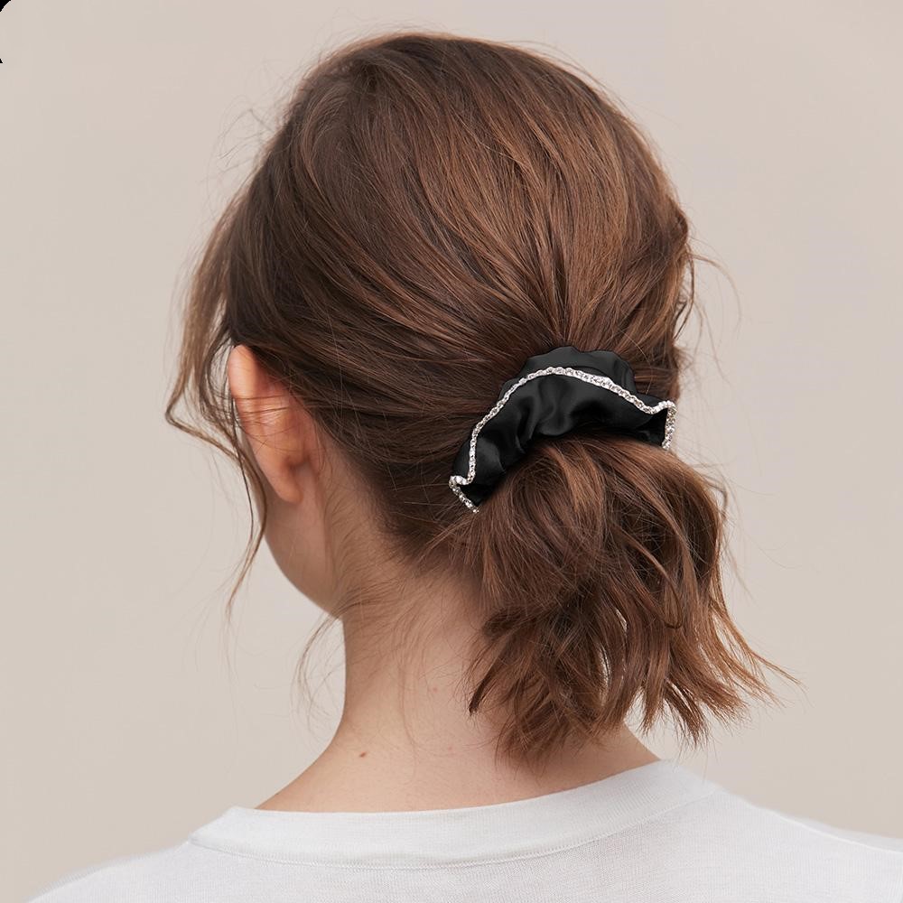Ponytail hair accessories head flower