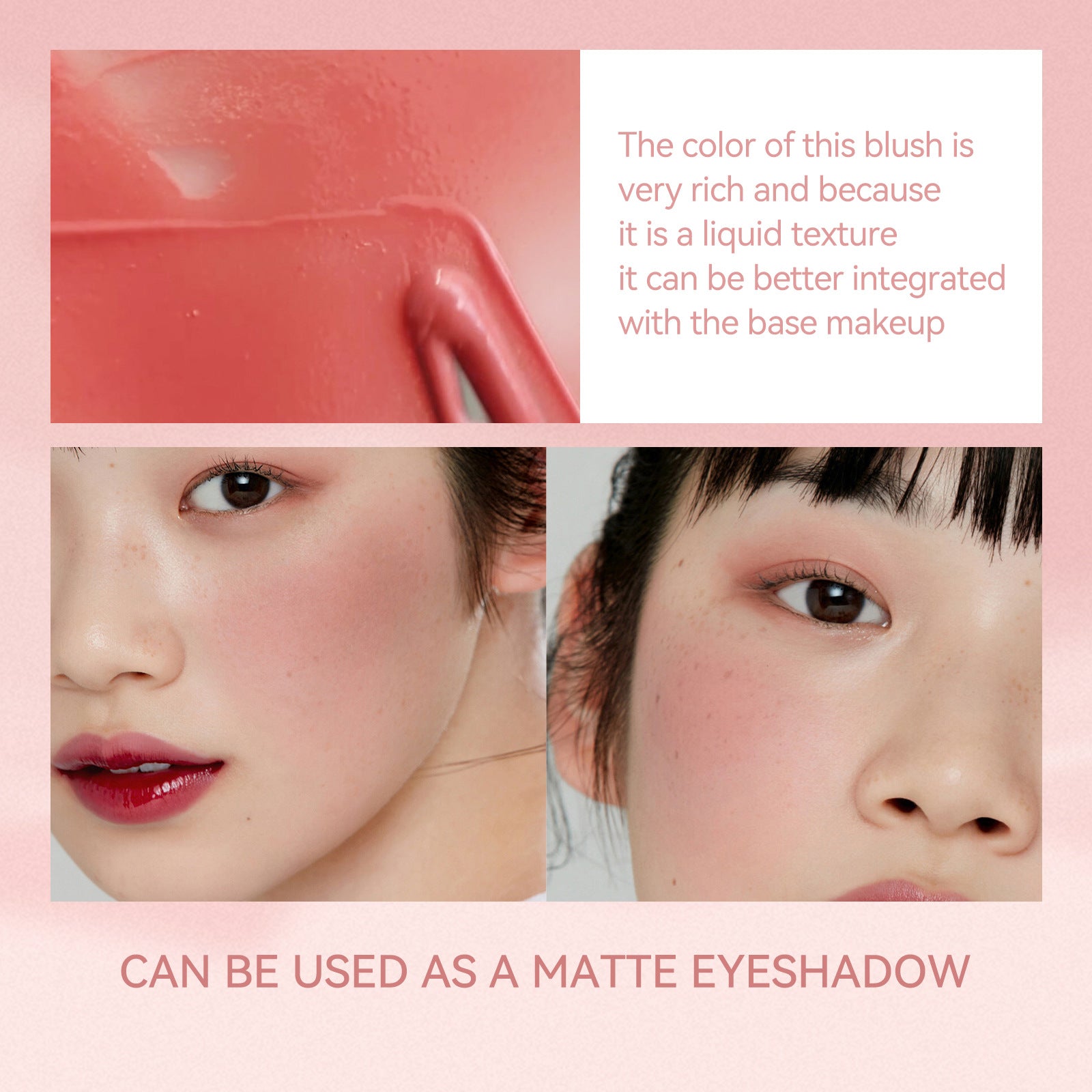 Royues Natural Rouge Powder Easy Color Lip Cheek Blush
