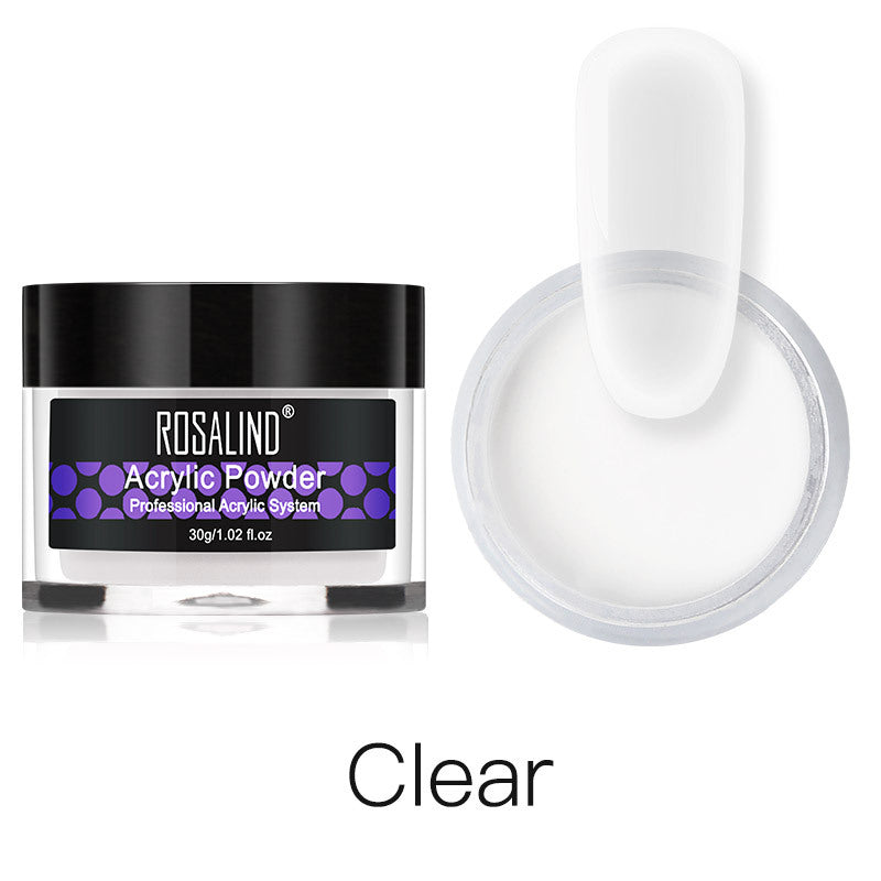 Rosalind Nail styling carved powder nail powder and crystal liquid
