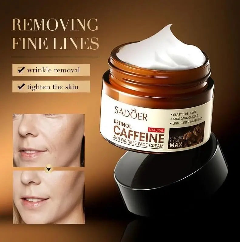 Hydrating Retinol Caffeine Anti-Wrinkle Cream 50G Each (Pack Of 2)