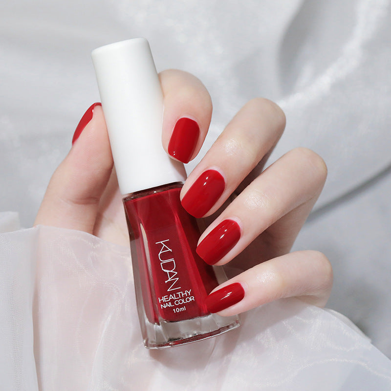 Kudan Water-based Odorless Peel-off No-bake Fast-drying Clear Nail Polish