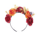 Simulated Cloth Spider Rose Hair Hoop