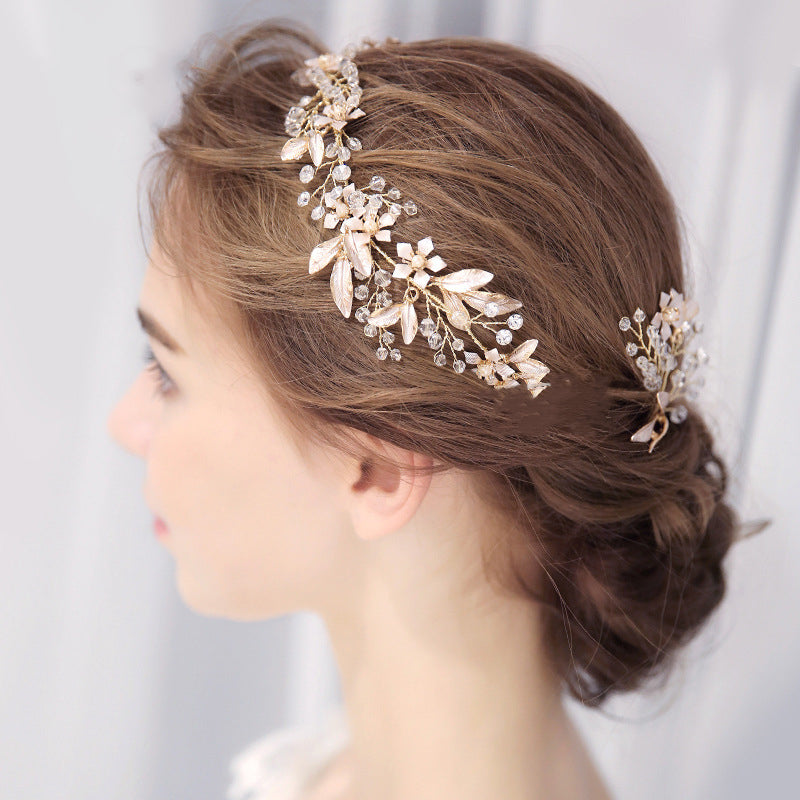Ladies Fashion Bridal Headdress Leaf Style