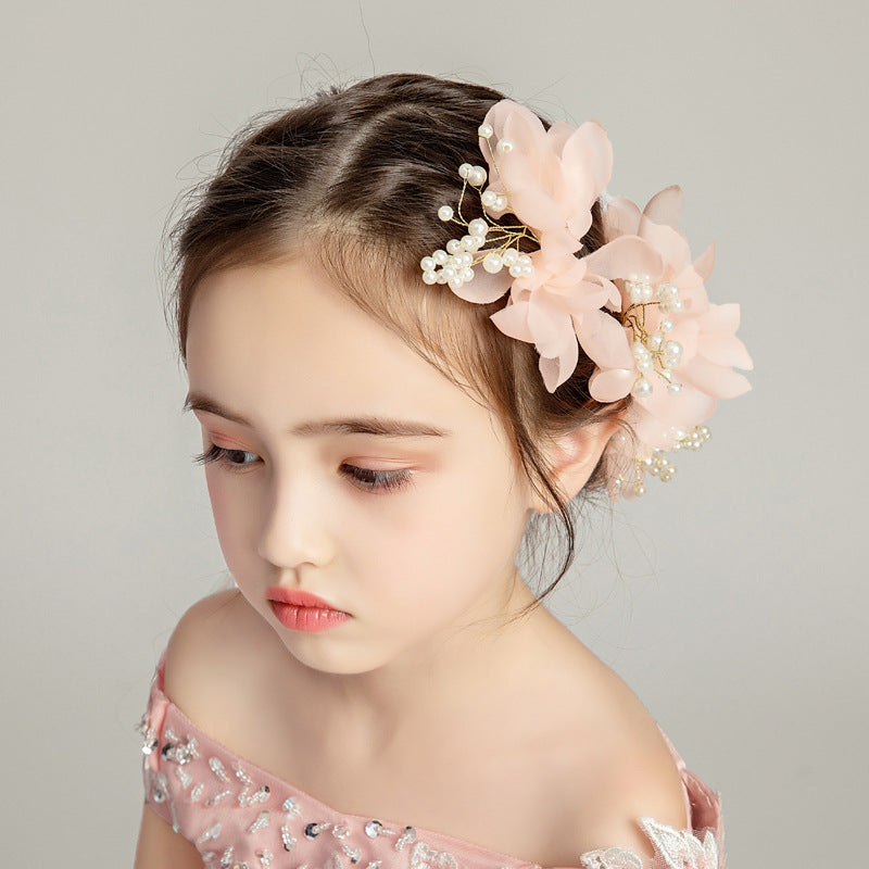 Cute Little Princess Jewelry Elegant Hairpin Flower Set