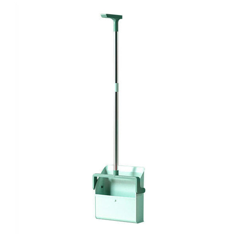 Standing Broom With Comb Teeth Dustpan Set