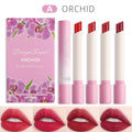Cigarette Lipstick Box Matte Finish 4 Flowers Suit