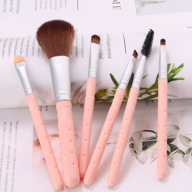 Youse Set Of 6 Loose Powder Blush  Eye Shadow Brush Stick