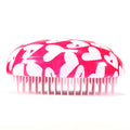 Portable Student Peach Heart Print Salon Massage Comb