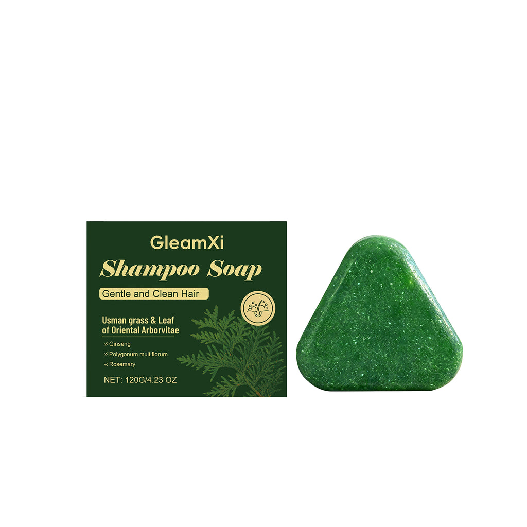 GleanXi Usman Grass Arborvitae Leaf Shampoo Soap