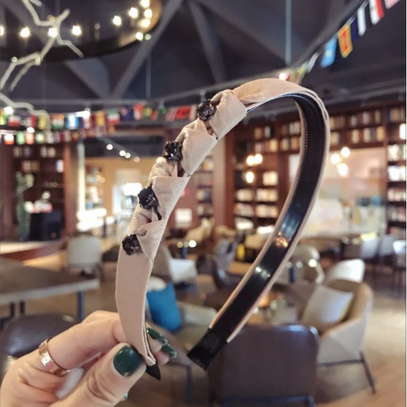 Bow Tie Toothed Non-Slip Headband Headband Ladies