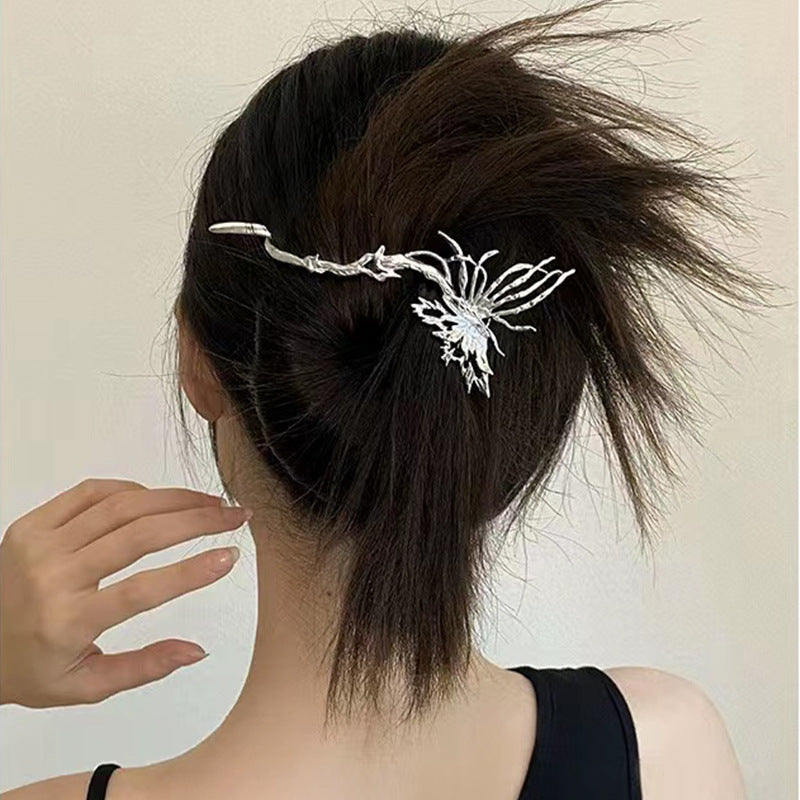 Liquid Butterfly Hairpin Female Cold Wind