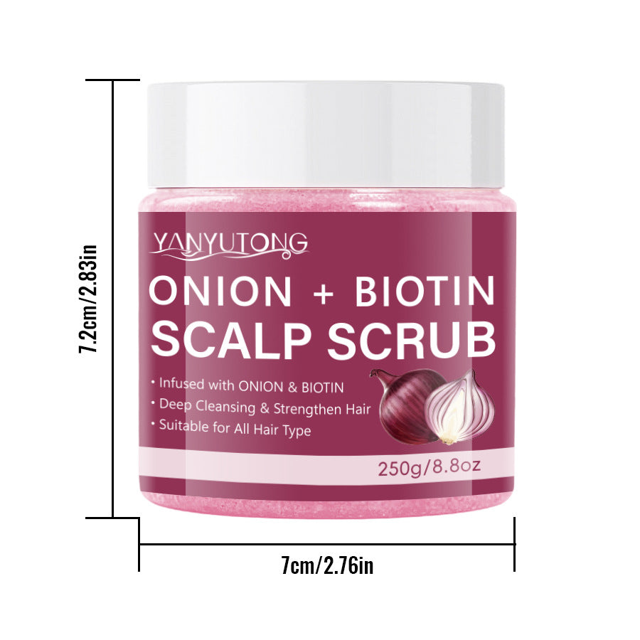 Yanyutong Onion Biotin Shampoo Facial Scrub Moisturizing