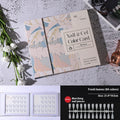 Nail Color Card Display Board Sample Style