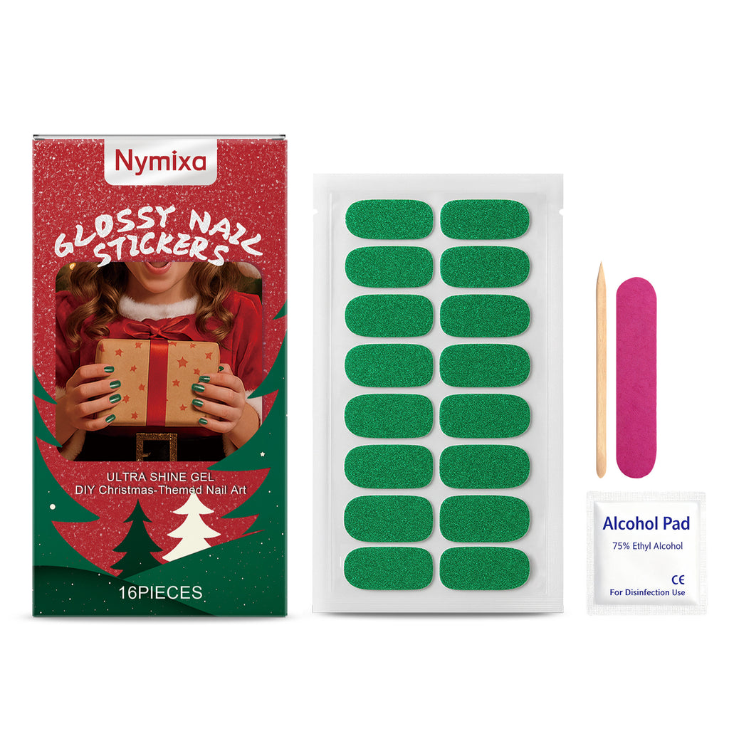 Nymixa Colorful Mixed Color Soft Gel Convenient Nail Sticker Set