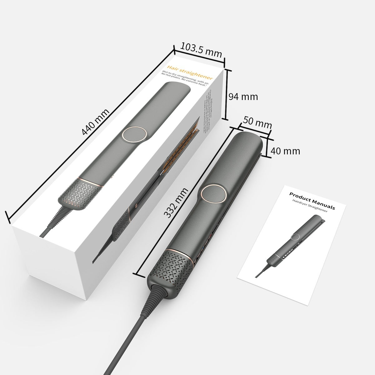Dual-Use Constant-Temperature Hair Dryer Comb
