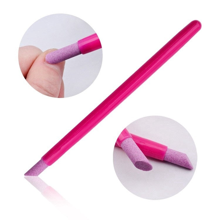 Pen Engraving Pen Exfoliating 45 Degrees Polishing Stick Nail Edge Exfoliating
