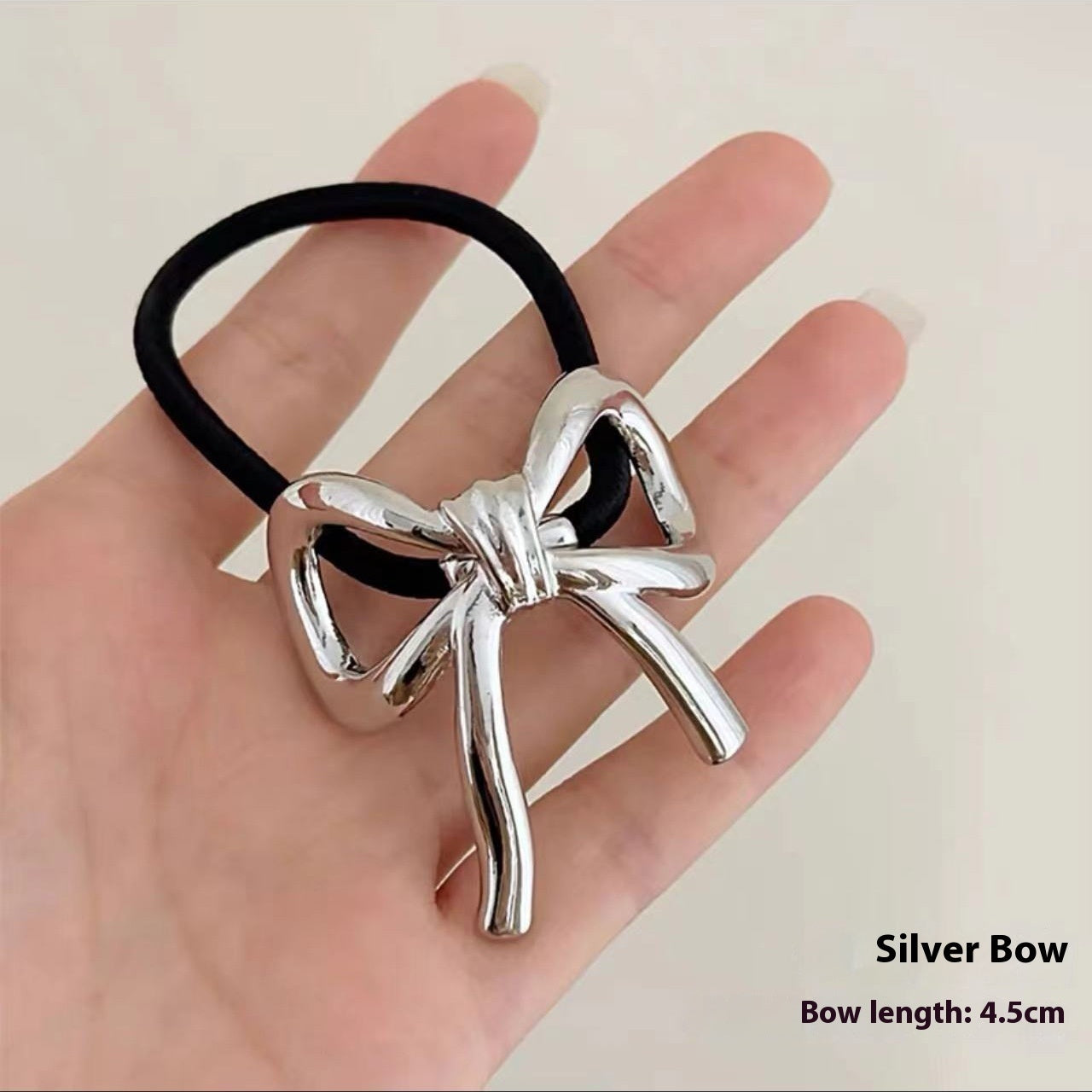 European And American Cold Style Geometric Metal Concave-convex Stretch Retro Head Rope
