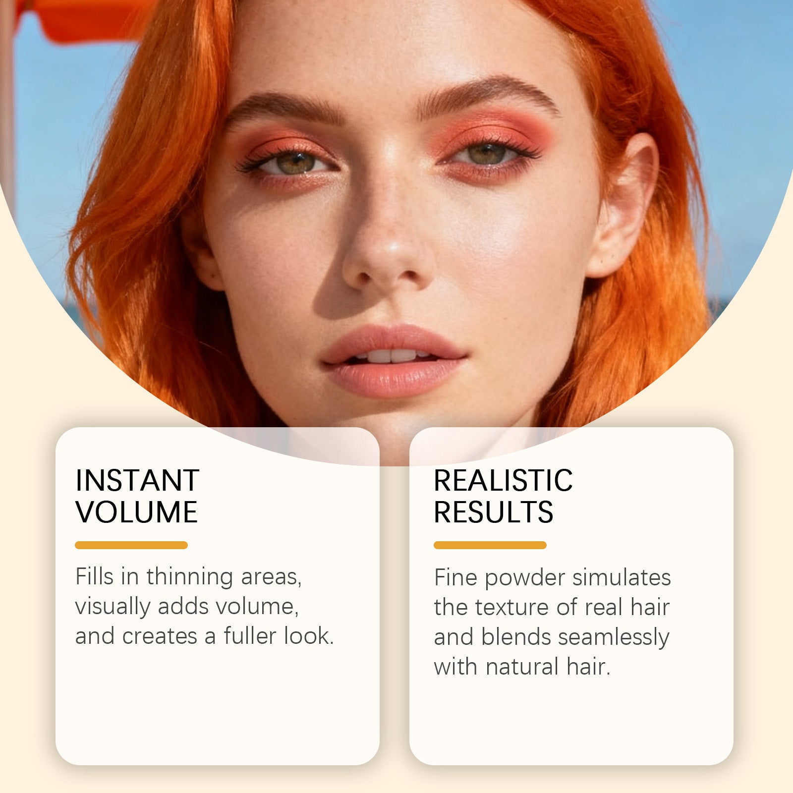 Eelhoe Temporary Orange Hair Spray For Gentle Even Color Correction And A Shiny Uniform Finish