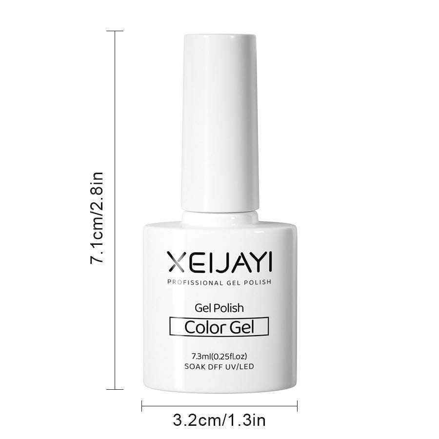 XEIJAYI Nude Ice Transparent Color Cherry Red White UV Polish