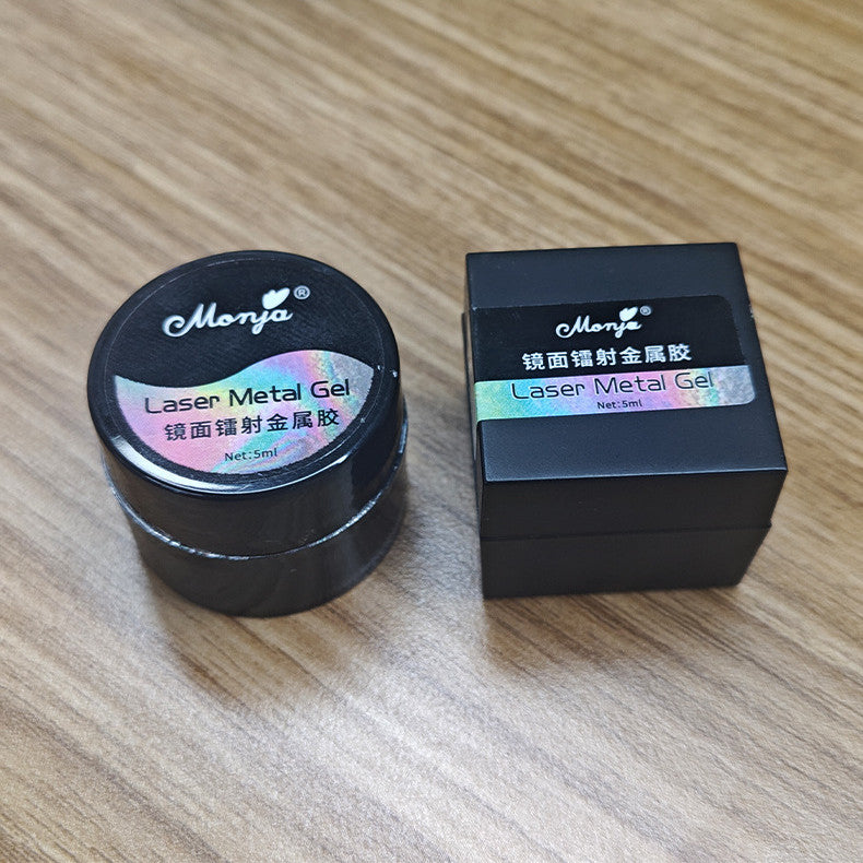 Monya Nail Powder Wash-free Elastic Aurora Wire Drawing Glue
