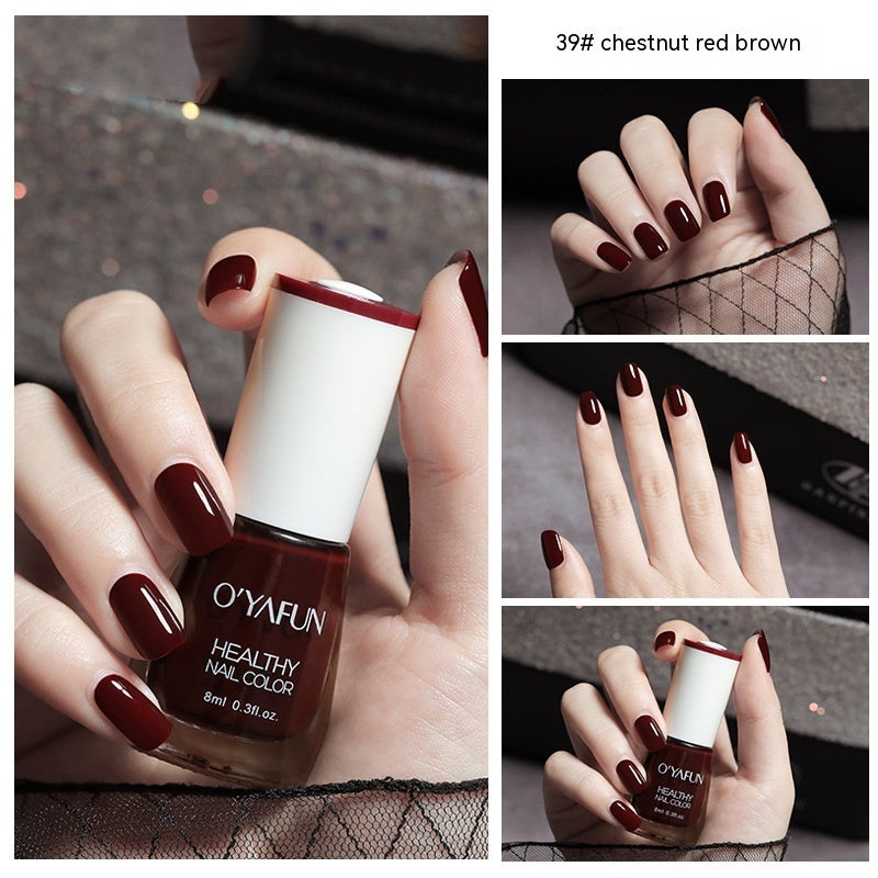 O'YAFUN Nail Polish New Water-based Long-lasting Quick-drying Transparent