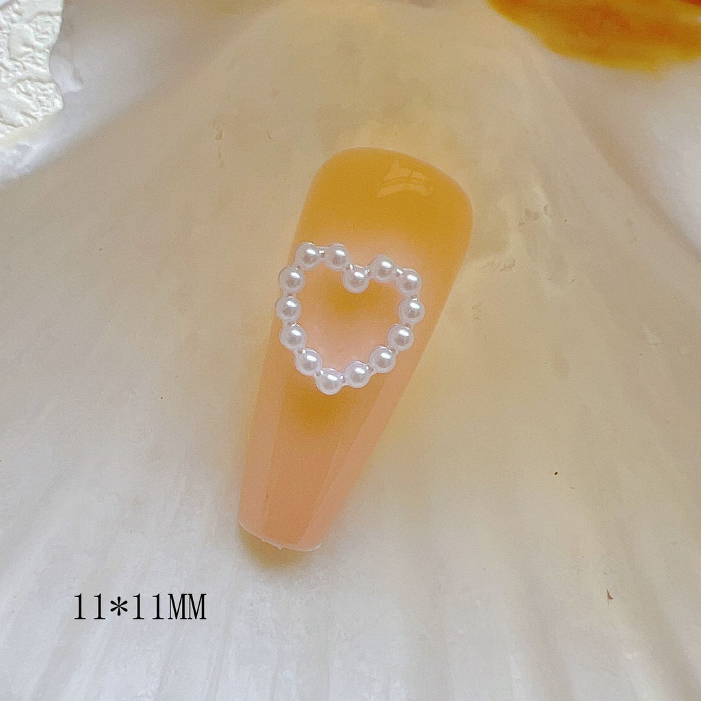 Nail Art Five-pointed Star Bowknot Square Resin Embellishment
