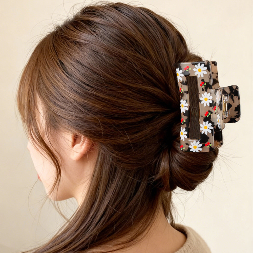 Rainbow Red Lip All-Match Sweet-Style Shark Clip
