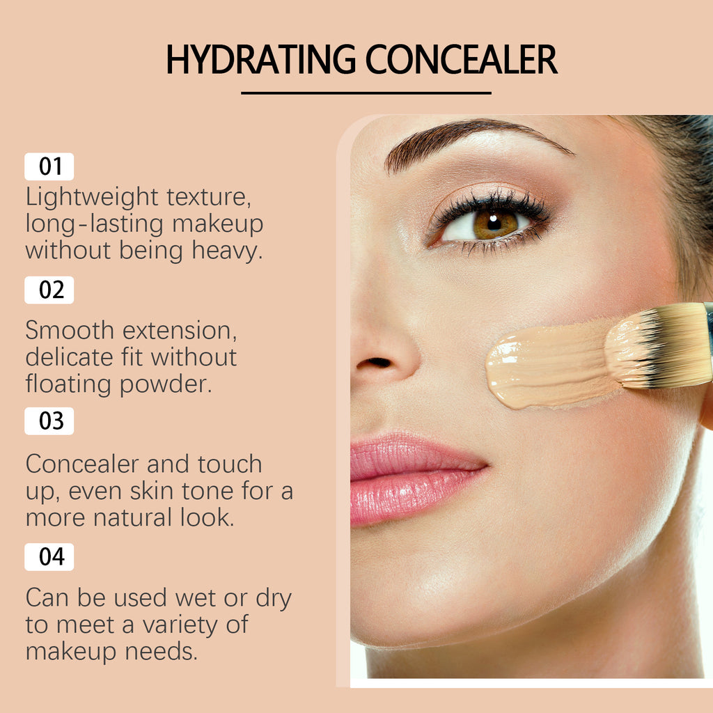 Medium Skin Moisturizing Concealer Liquid Foundation Natural And Lasting