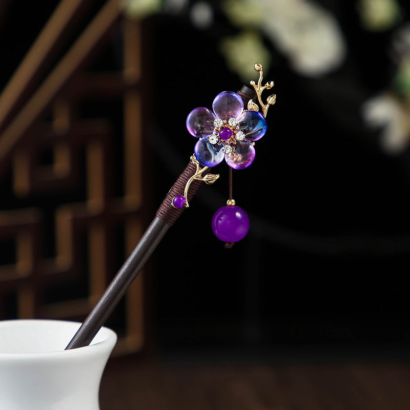 Ebony Hairpin Cheongsam Hanfu Tassel
