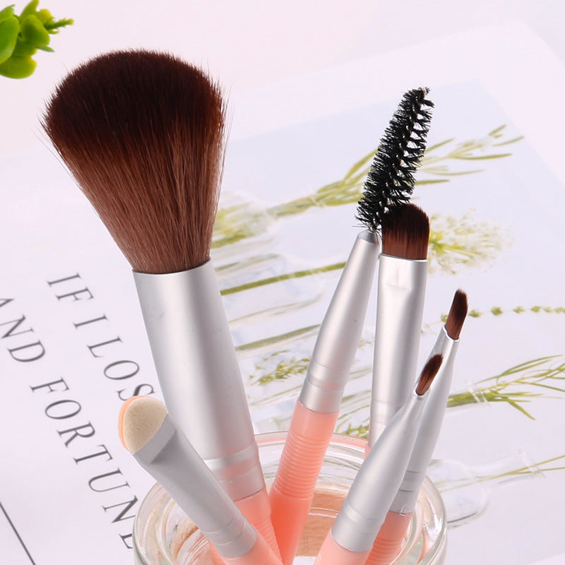 Youse Set Of 6 Loose Powder Blush  Eye Shadow Brush Stick