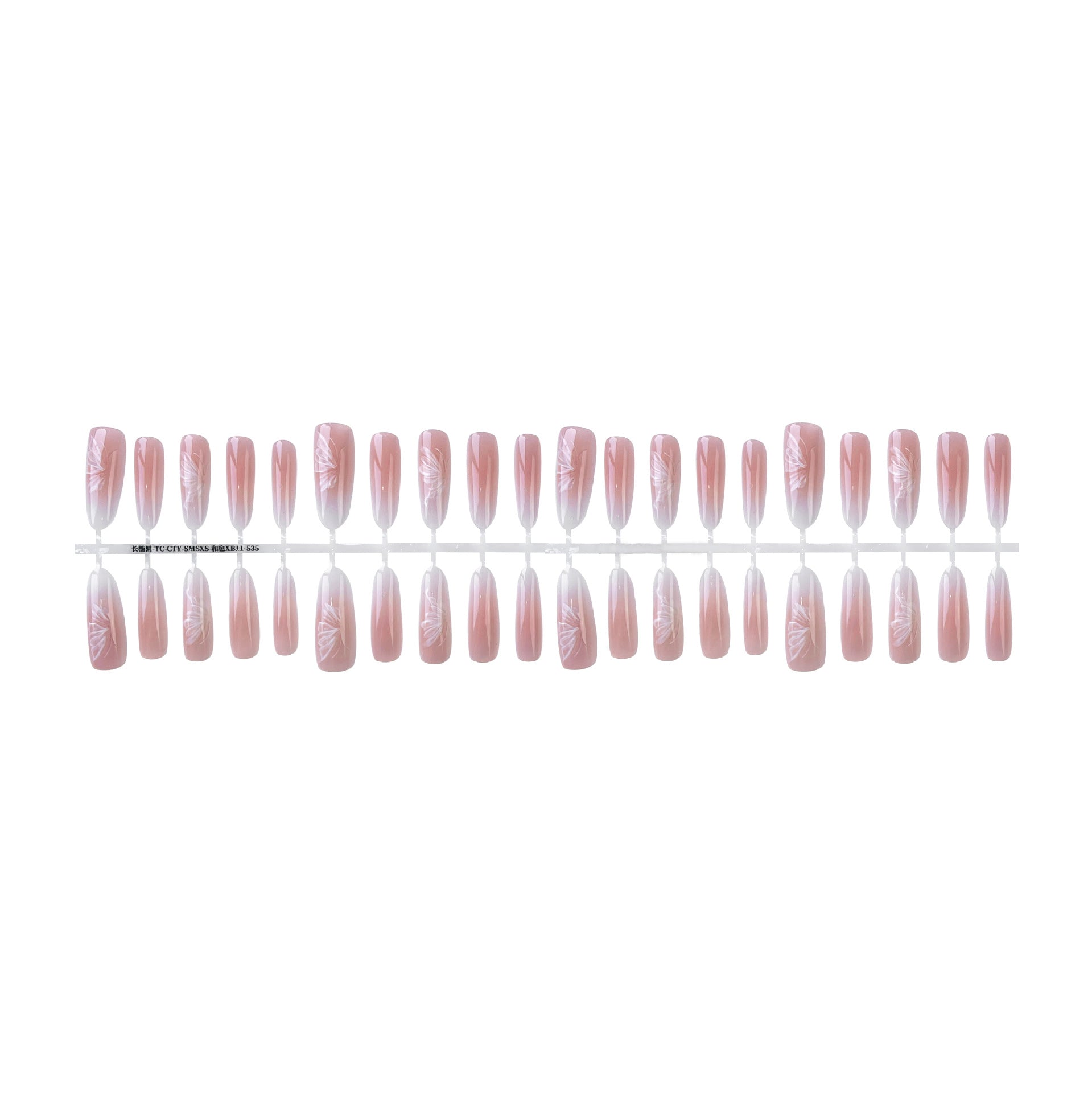 Press On Nails New Chinese Style Butterfly Oval Almond Nail Shaped Piece
