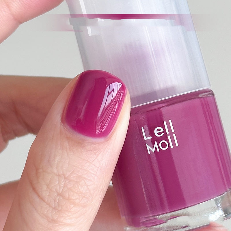 Lell Moll Water-based Tearable Nail Polish Baking-free And Tasteless