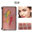 KL7 Multicolor Tan Red Matte Pearl Blush Tray