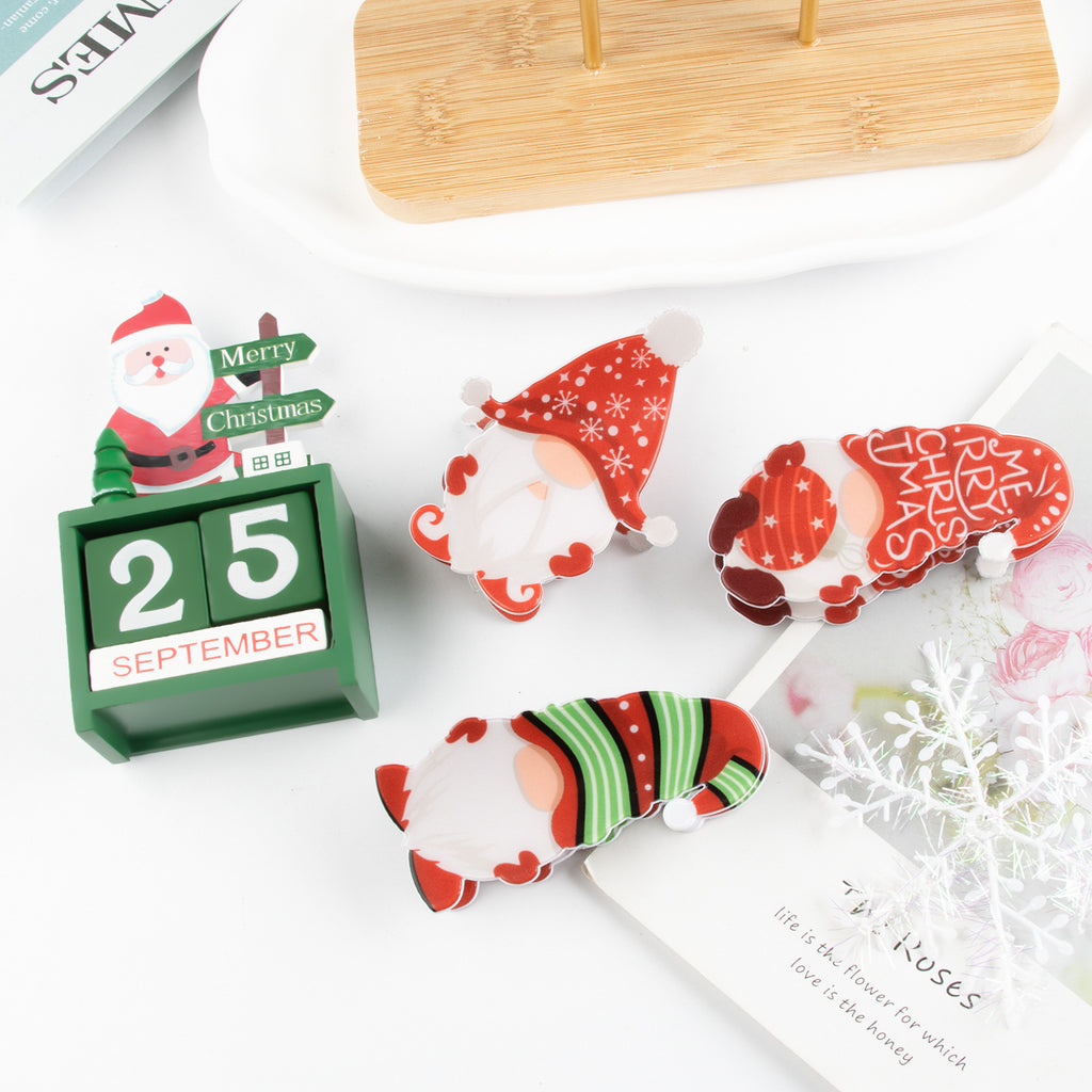 Creative Versatile Santa Claus Themed Hair Clips